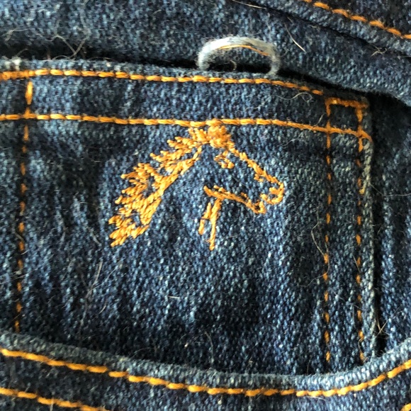 Jordache Women's Straight Leg Jeans in Dark Blue Denim - Picture 2 of 8